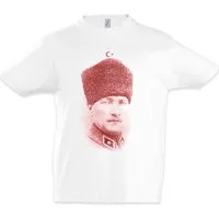 Urban Backwoods Print-Shirt AtaTürk Portrait Kinder T-Shirt Mustafa Kemal Ataturk Türkei (1-tlg) Osmanisches Reich Istanbul Republik