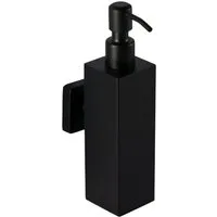 Ambrosya Seifenspender Seifenspender aus schwarzem Edelstahl - Seifenhalter Seife Spender, Wandmontage