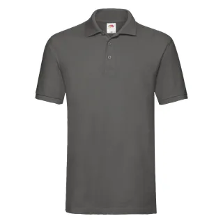 Fruit of the Loom - "Premium" Poloshirt für Herren (Hellgrau)