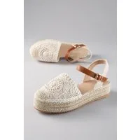 Aniston SHOES Plateausandale Häkel-Sandale, Sommerschuh, Urlaubsschuh - NEUE KOLLEKTION