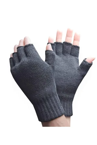 Herren Winter Warm 3.2 TOG Fleece gefüttert Isolierte Fingerlose Handschuhe