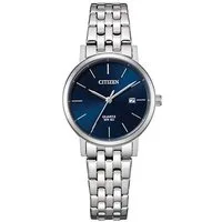 Citizen Quarzuhr EU6090-54L, Armbanduhr, Damenuhr, Edelstahlarmband, Datum