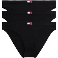 Tommy Hilfiger Underwear Slip 3 PACK BIKINI (EXT.SIZES) (Packung, 3-St) Logo am Bund, aus Baumwoll-Stretch