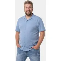 Men Plus Kurzarmhemd Piqué-Hemd Cubakragen Cuba Fit