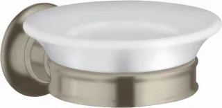 Hansgrohe Seifenschale Axor Montreux brushed nickel mit Halter, 42033820 42033820