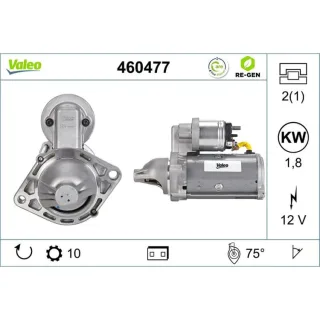 Valeo Anlasser 1,8 kW Chevrolet Opel 1.3 CDTI