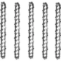 GARRYFIZH Ersatzkette Akku Kettensäge Ersatzkette Für Kettensäge 6 Zoll(5 Stück/10 Stück), (5-tlg), Ersatzkette,6-Zoll-Stahlkette