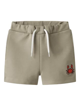 NAME IT - NMMFRESNO NREG SWE SHORTS UNB BOX PB Aluminium - Gr. - 98