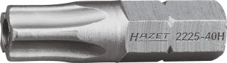 HAZET 5-Stern-Bit Sechskant 6,3 (1/4 Zoll) Innen-5-Stern Profil mit Zapfen - 2225-40H