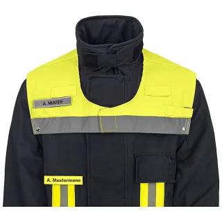 PACOTEX® Koller für Einsatzjacke zur Kennzeichnung von Einsatzpersonal - leuchtgelb