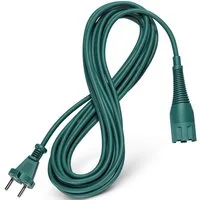 VIOKS Anschlusskabel Ersatz für Vorwerk Handstaubsauger Kobold VK130, VK131 Stromkabel, Konturenstecker, 7 m