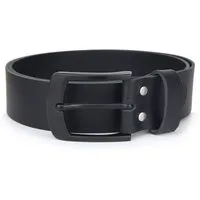 Frentree Ledergürtel aus 100% Echtleder, MADE IN GERMANY 3,8 cm breiter Jeansgürtel & Anzuggürtel, kürzbar, Schwarz