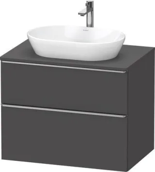 Duravit D-Neo Konsolenwaschtischunterbau wandhängend Graphit Matt 800x550x664 mm - DE4967070490000 DE4967070490000