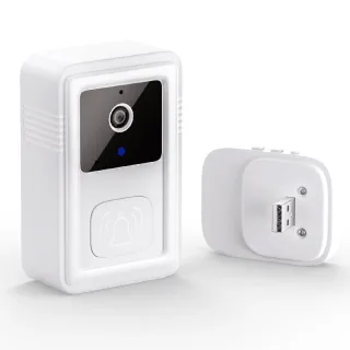 Intelligent Visual Doorbell WiFi Wireless Long Standby HD Night Vision Remote Video Call Voice Change Cloud Storage Smar