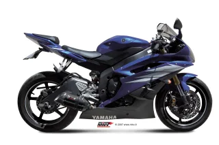 Sport Auspuff MIVV Suono Steel Black Yamaha YZF 600 R6 Bj. 2006-2016 eintragungsfrei +ABE