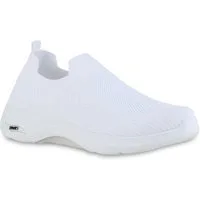 VAN HILL 841620 Slip-On Sneaker Herren Slip Ons Sportschuhe Sportliche Strick Profil-Sohle