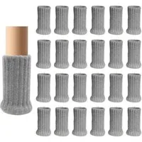 TUWENA Tischbein 24 Stück Stuhlbeinsocke Möbel Socken mit Fühlte Pads, Schutz Stuhl