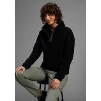 KangaROOS Fleecepullover aus kuscheligem Sherpa Fleece, Half-zip