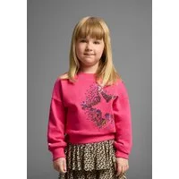 KangaROOS Sweatshirt Stern-Applikation für kleine Mädchen Sweatshirt mit schimmernden Pailletten-Applikationen