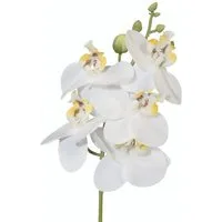 Kunstorchidee Kunstblume Phalaenopsis, Orchideenzweig 27cm Real Touch, Gasper