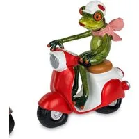 formano Dekofigur Froschhausen, Höhe: 16cm, Farbe: Grün, Motiv: Froschfrau