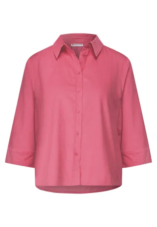 Street One - Cord Hemdbluse pink - Gr. - 36