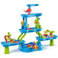 TEMI Wasserspieltisch Sand Spielzeug Sommer Outdoor Spielzeug Wassertisch, (Set, 5-stufiger), Indoor und Outdoor Wassertischspielzeug