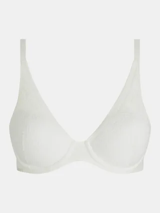 Chantelle Lingerie - Ace Bedeckender, Memory-BH milk - Gr. - 75C