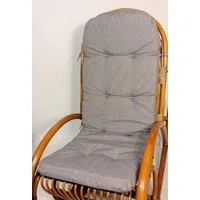 Rattani Polsterauflage Polster für Rattan Schaukelstuhl, Sesselauflage 125 x 50 x 6 cm