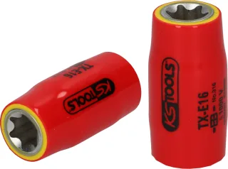 KS Tools 1/2" Torx-E-Stecknuss mit Schutzisolierung - 117.2356