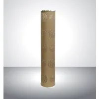 TRANGO LED Stehlampe, 1243L Modern Design LED Stehleuchte *BARCA* inkl. 2x E14 LED Leuchtmittel, Stehlampe in BRAUN mit Mond-Dekor, Standleuchte, Deko-Stehlampe, Wohnzimmer Lampe, Höhe ca. 100cm