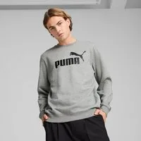 PUMA Langarmshirt ESS NO 1 LOGO CREW FL Langarm, reguläre Passform, Rundhalsausschnitt
