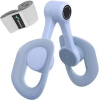 MERACH Beckenbodentrainer Oberschenkeltrainer, Beintrainer für Frauen, Trainingsgerät mit einstellbare Fitnessbänder für zuhause, 360°drehbar, 1-tlg., Gesäß, Rücken, Beinmuskeln und Armen stärken, Fitness Yoga Sportgerät, Postnatale Rückbildung, Wide