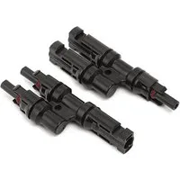 enjoy solar Wechselrichter Solarstecker Stecker+Buchse/ Y-Verteiler/3/4Fach mit Kabelverlängerung, (Max. 30A, -40°bis 85° C, Max. Spannung: 1000 V), IP67 Kabelstecker Solarstecker männ.-/weiblich für 4mm²/ 6mm²/10mm²