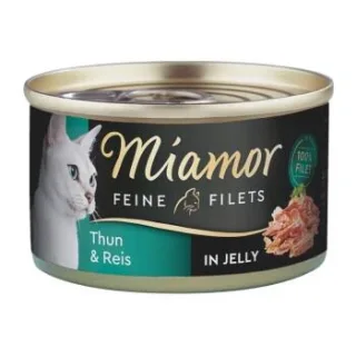 Miamor Feine Filets in Jelly Heller Thunfisch und Reis 24x100 g