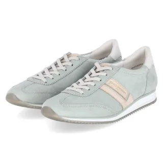 Paul Green Slip-On-Sneaker - Gr. 36 - Grün - Leder & Textil