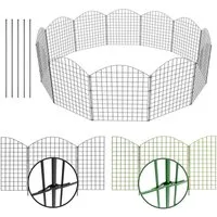 NewHabitat Teichzaun Steckzaun Zaun Gartenzaun Hundezaun Gitterzaun Zaunset, (Set, inkl. Stäbe), mehrere Sets kombinierbar