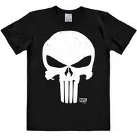 LOGOSHIRT Print-Shirt Marvel Comics - Punisher T-Shirt Original Design aus dem Marvel Universum