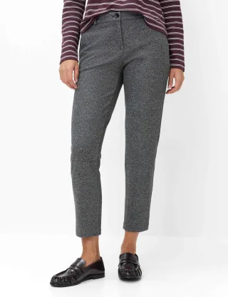 Brax Damen Chino Style MARON S SMOKE GREY, dunkelgrau, Gr. 34K