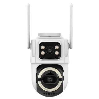 5G Dual Lens PTZ Security Camera 6MP Smart Human Tracking Night Vision Two Way Audio Waterproof Wireless Outdoor CCTV Ca