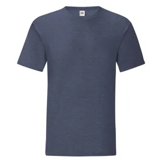 Fruit Of The Loom Herren Iconic T-Shirt (5er Pack) (Heather Navy)