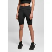 URBAN CLASSICS Trainingshose Ladies High Waist Tech Mesh Cycle Shorts Radlerhose