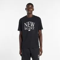 New Balance T-Shirt mit modernem Print-Design, Kurzarm, aus Baumwolle
