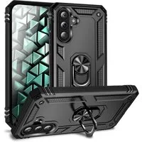 Nalia Smartphone-Hülle Samsung Galaxy A56 17 cm (6,7 Zoll), Military Style / 360° Dreh Ring / Ständer / Fallschutz Cover / Robust