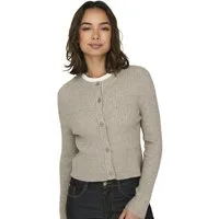 ONLY Strickjacke ONLKATIA LIFE LS BUTTON mit Rundhals-Ausschnitt