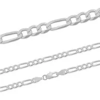 Firetti Kette ohne Anhänger Schmuck Geschenk Silber 925 Halsschmuck Halskette Figarokette