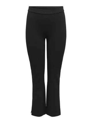 ONLY CARMAKOMA - CARMARCELLA HW SLIT FLARE LEGGING PNT black - Gr. - 54/32