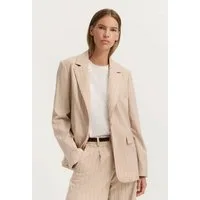bugatti Kurzblazer Regular Fit mit Reverskragen und Streifen