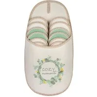 ONVAYA ABS Gästepantoffel, Cozy Moments, 6er Set, Antirutsch Sohle Hausschuh