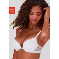 LASCANA Push-up-BH Fabia mit Stickerei am Rücken & an den Trägern, Dessous, T-Shirt-BH